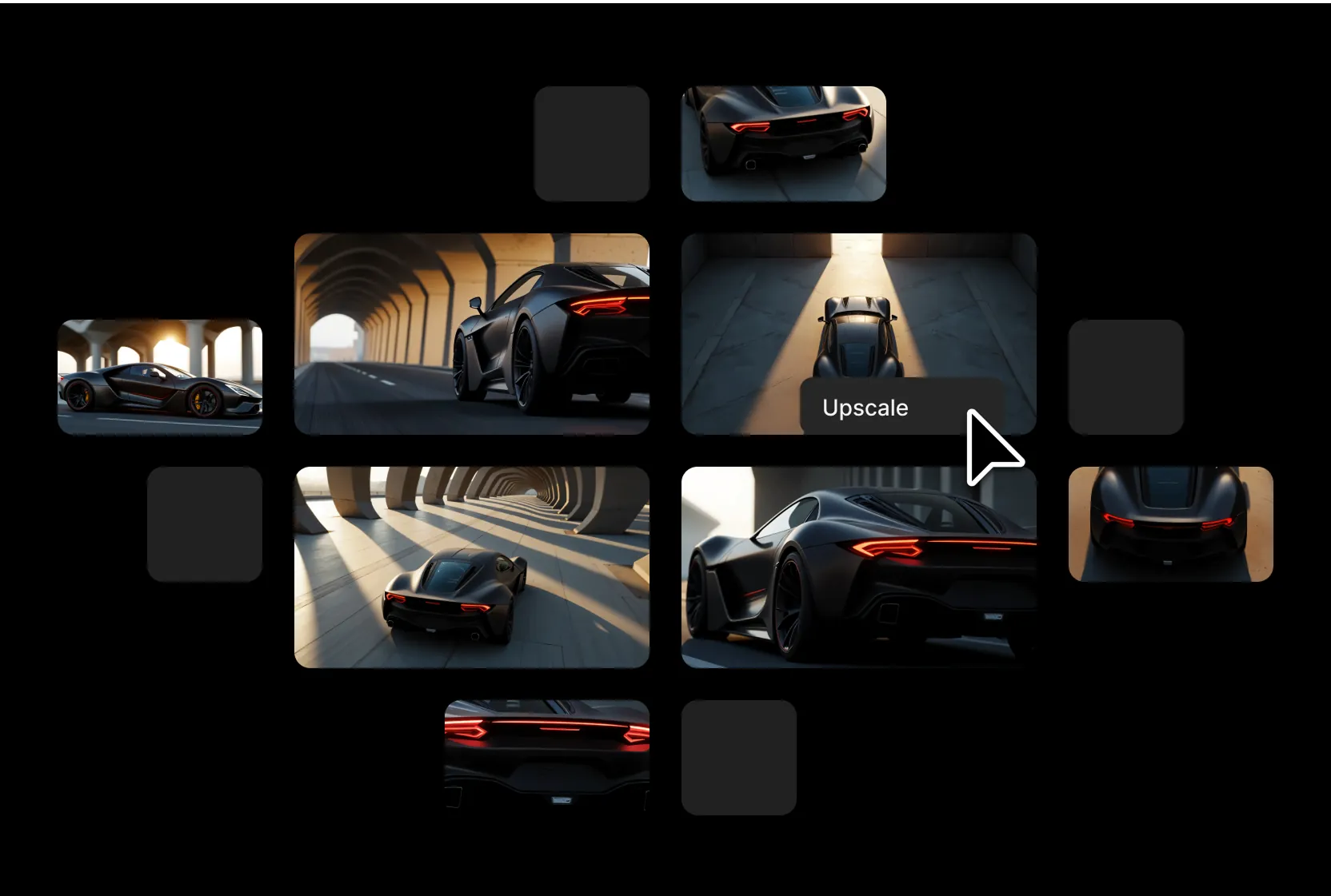 无需制作团队的多镜头视频广告