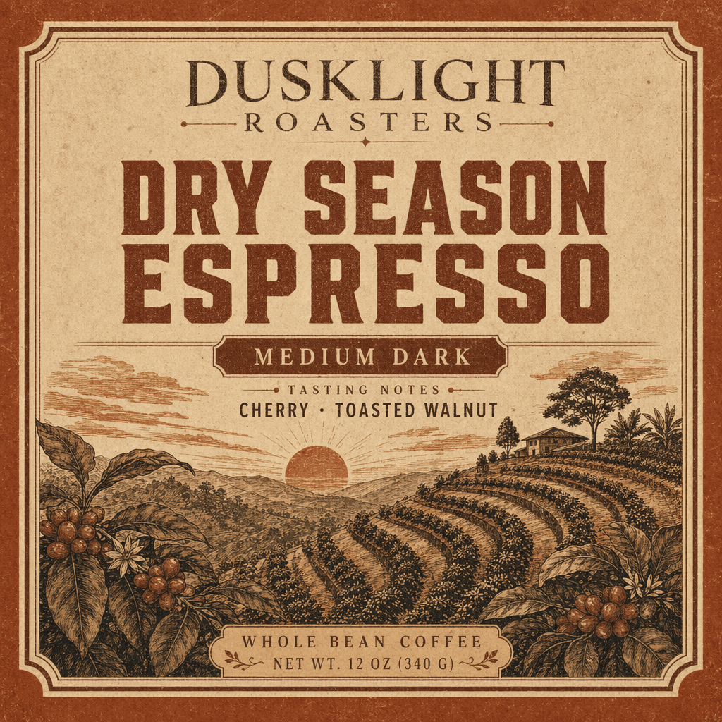 Craft coffee bag label generated with ChatGPT Images 2.0