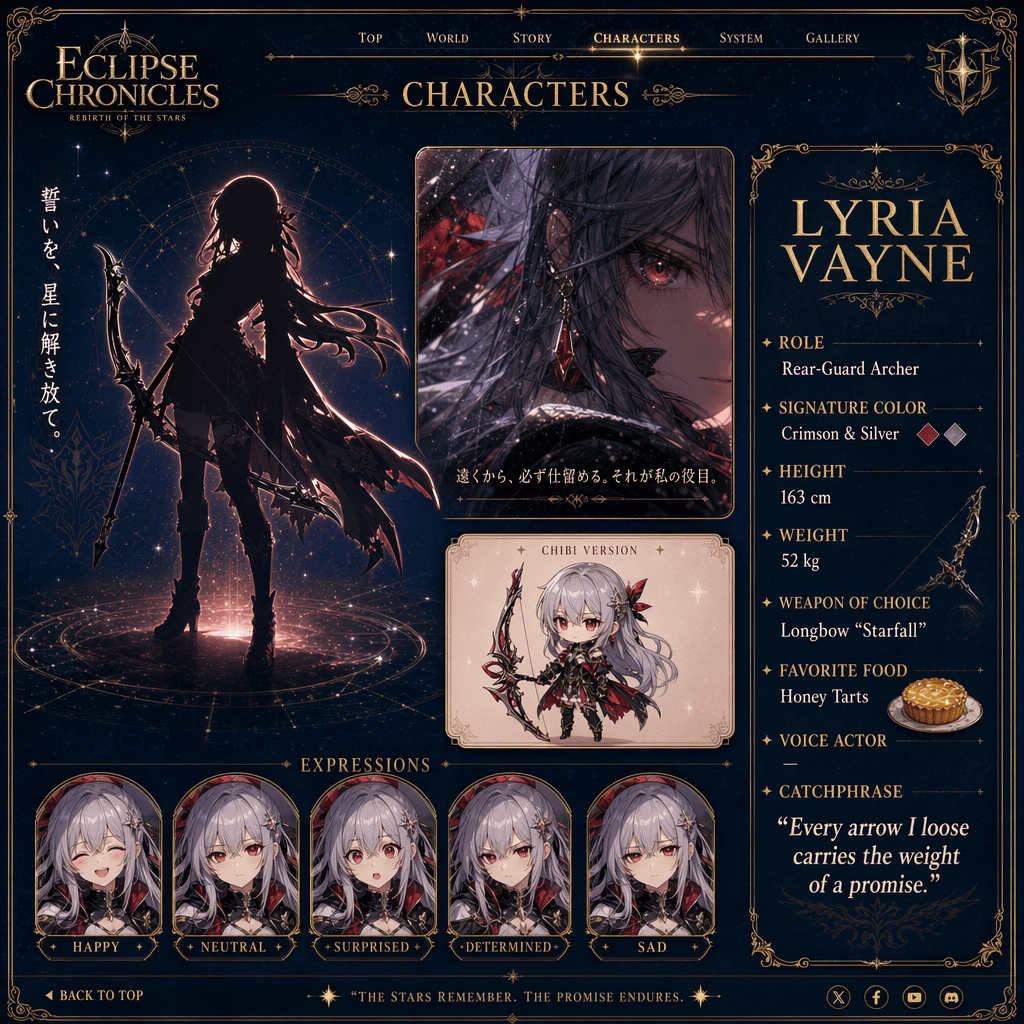 JRPG character introduction webpage generated with ChatGPT Images 2.0