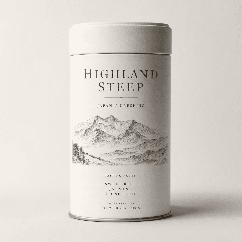Loose leaf tea tin mockup generated with ChatGPT Images 2.0