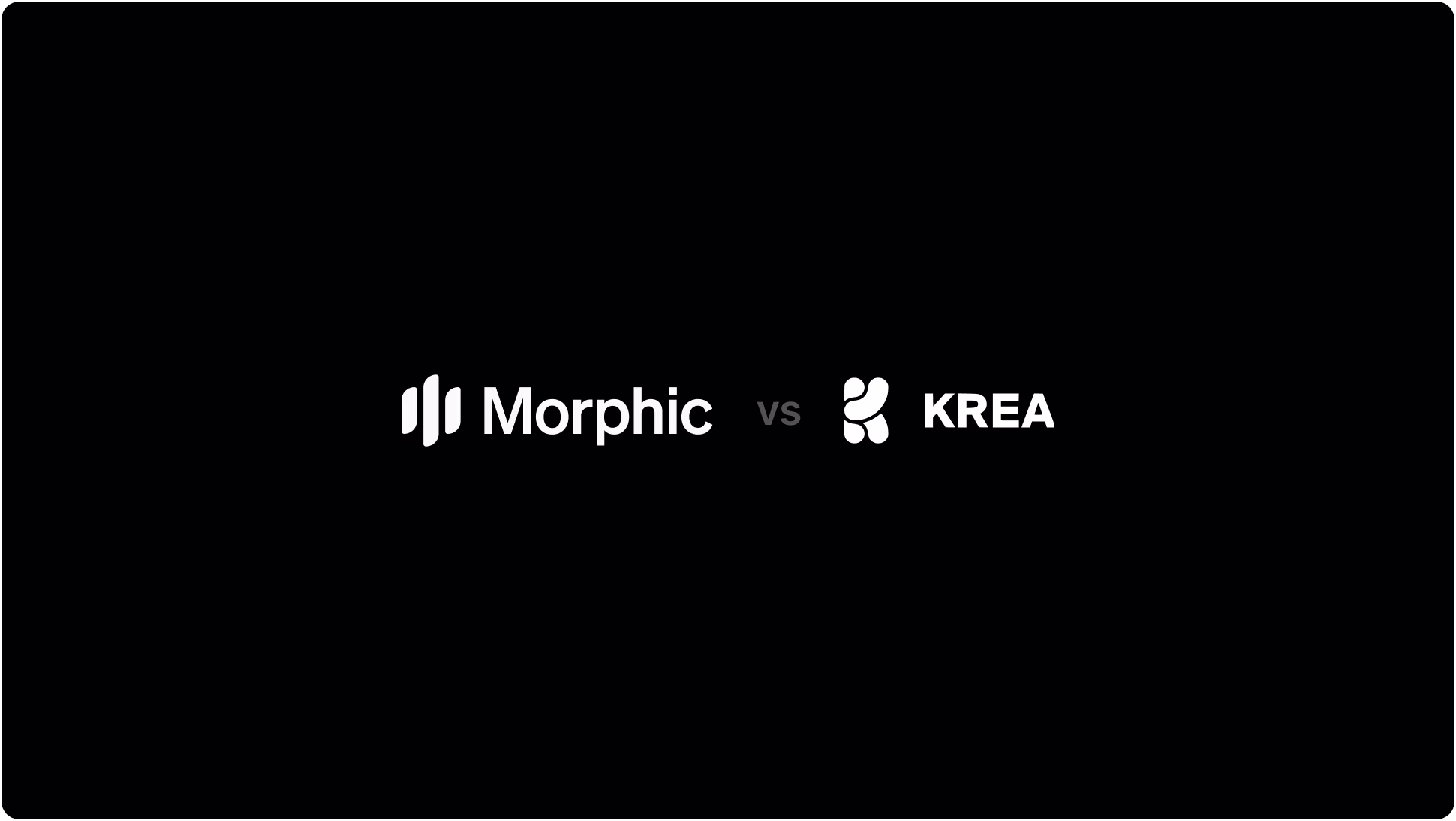 Morphic vs Krea AI