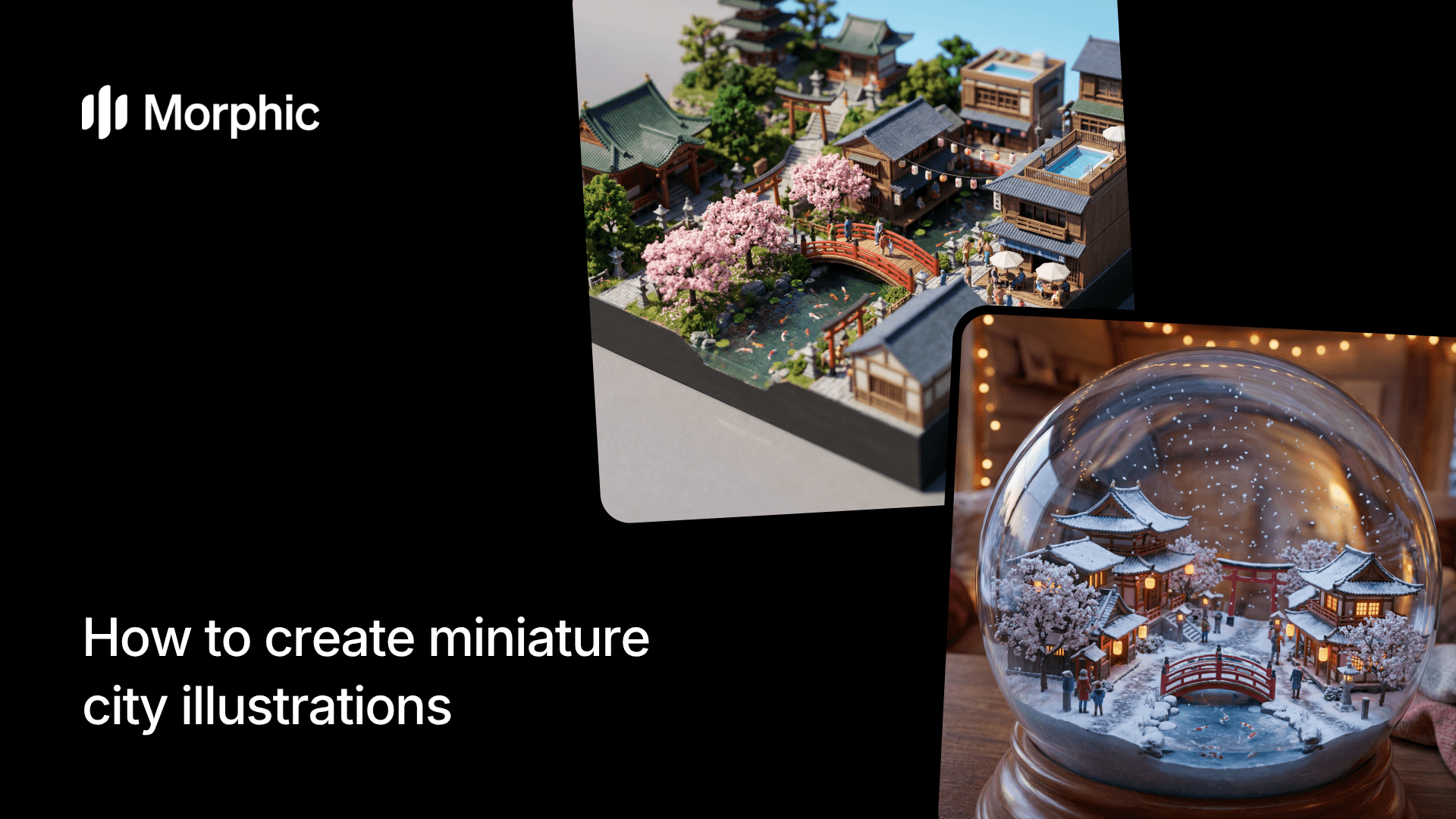How to create miniature city illustrations
