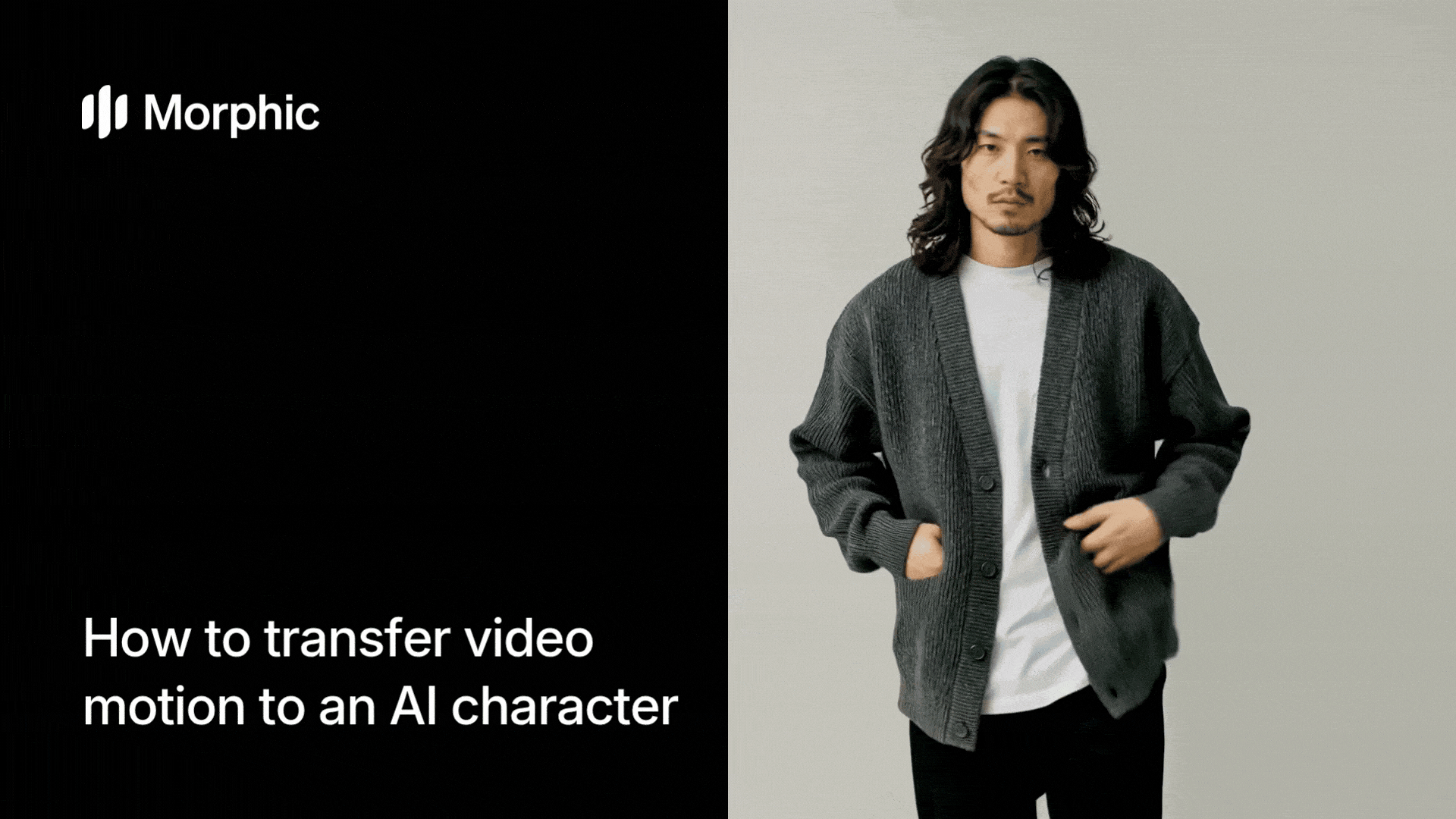 How to transfer video motion to an AI character