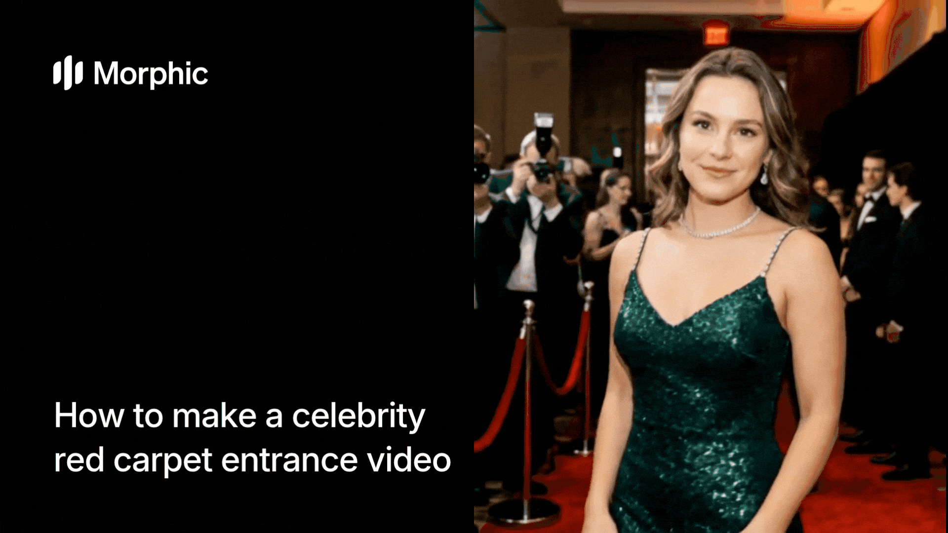 How to make a celebrity red carpet entrance video
